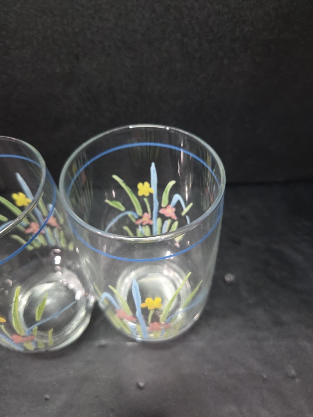 Sango Pastels Floral Short Tumblers, Easter Spring Glasses, Set of 2 Glasses - Thumbnail 5