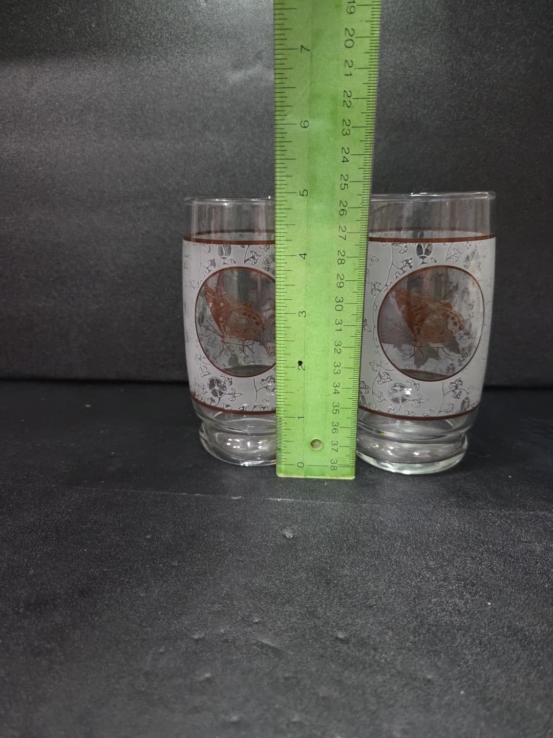 Anchor Hocking Butterfly Rose Tumblers, 16 oz Vtg Glasses, Set of 2, Drinkware - Thumbnail 8