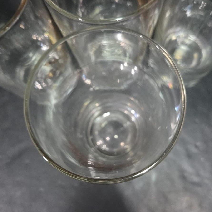 Golden Wheat Highball Tumblers, Set of 4, Mid-Century Modern Glasses, Drinkware - Thumbnail 7