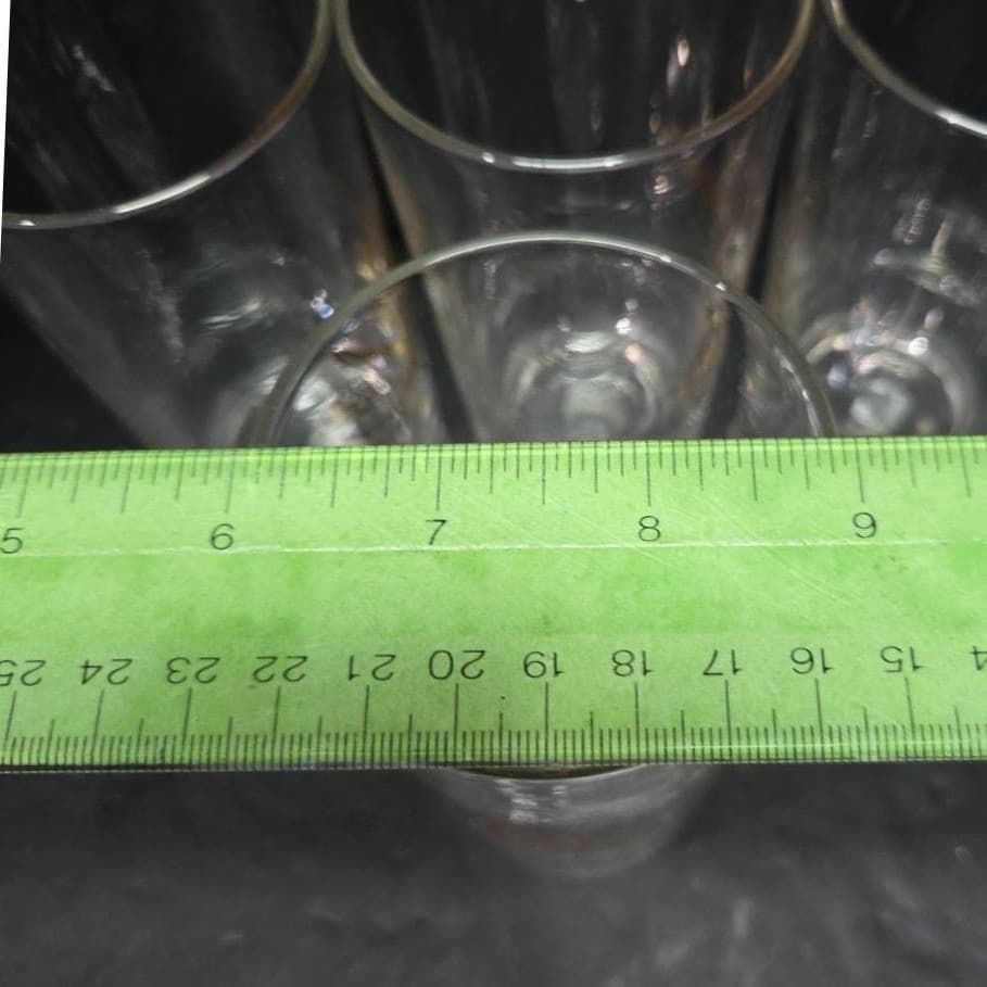 Golden Wheat Highball Tumblers, Set of 4, Mid-Century Modern Glasses, Drinkware - Thumbnail 10