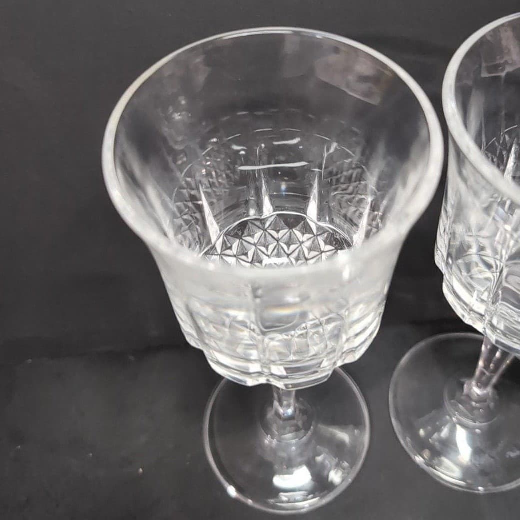 Cristal d'Arques Longchamp Wine Glasses, Set of 2, Replacement Crystal Goblets - Thumbnail 6