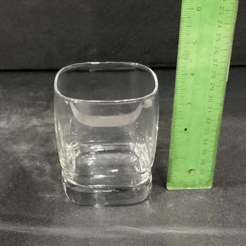 Libbey Carrington Rocks Glasses, Set of 4, Clear Lowball Tumblers, Vtg Barware - Thumbnail 6