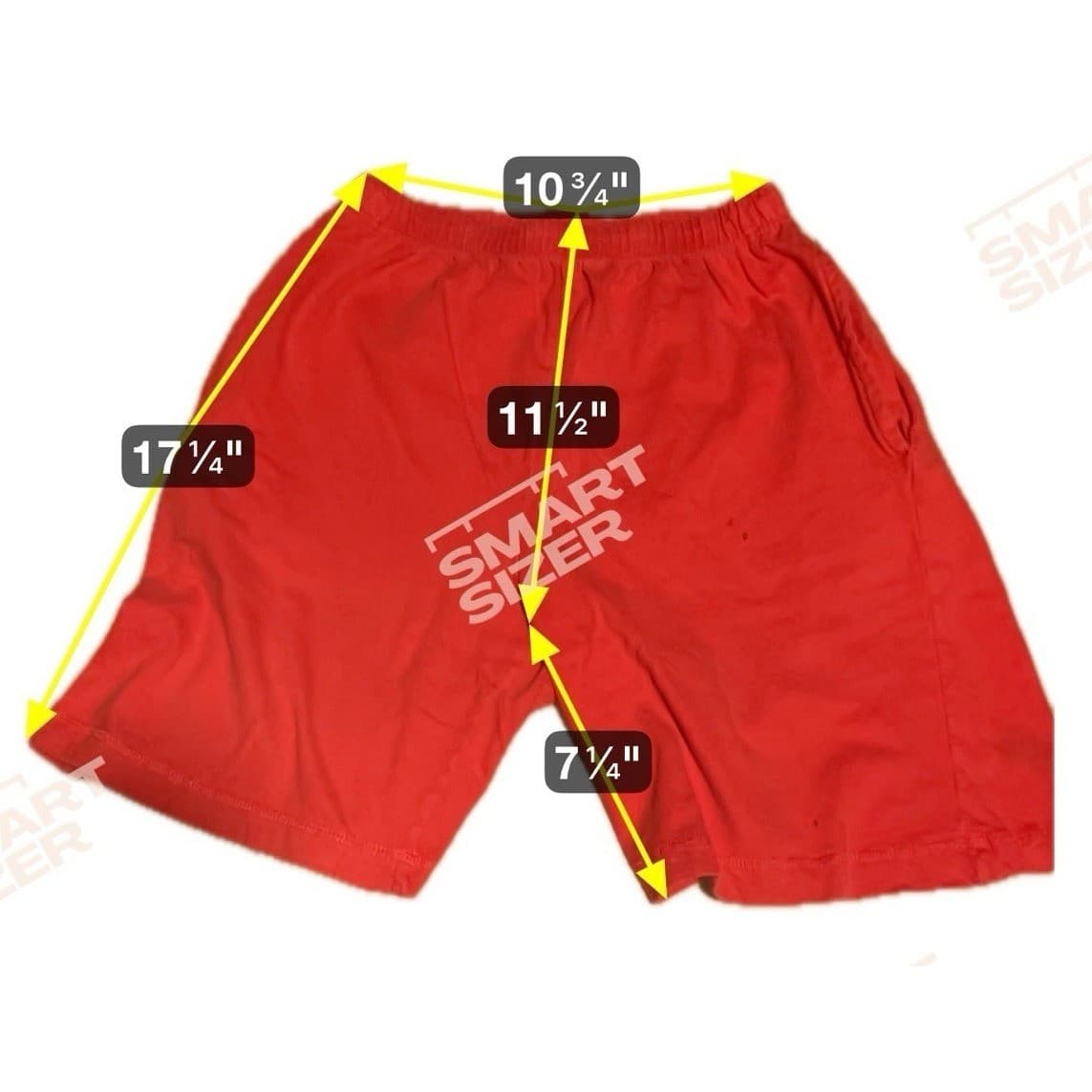 Chaus Sport Red Knit Elastic Waist Casual Lounge Shorts, Women's Small, Pocketed - Thumbnail 2
