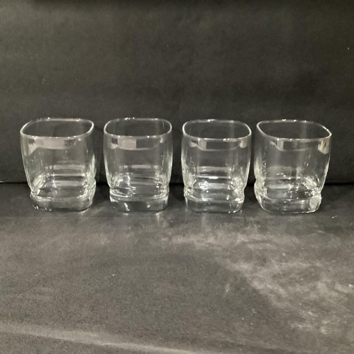 Libbey Carrington Rocks Glasses, Set of 4, Clear Lowball Tumblers, Vtg Barware - Thumbnail 10
