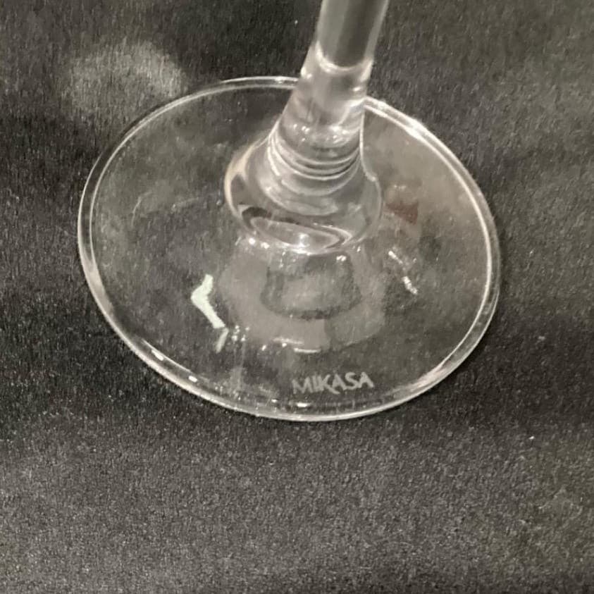 Mikasa Alexandra Wine Glasses, Set of 4, Clear Cut Crystal Stemware, Drinkware - Thumbnail 5