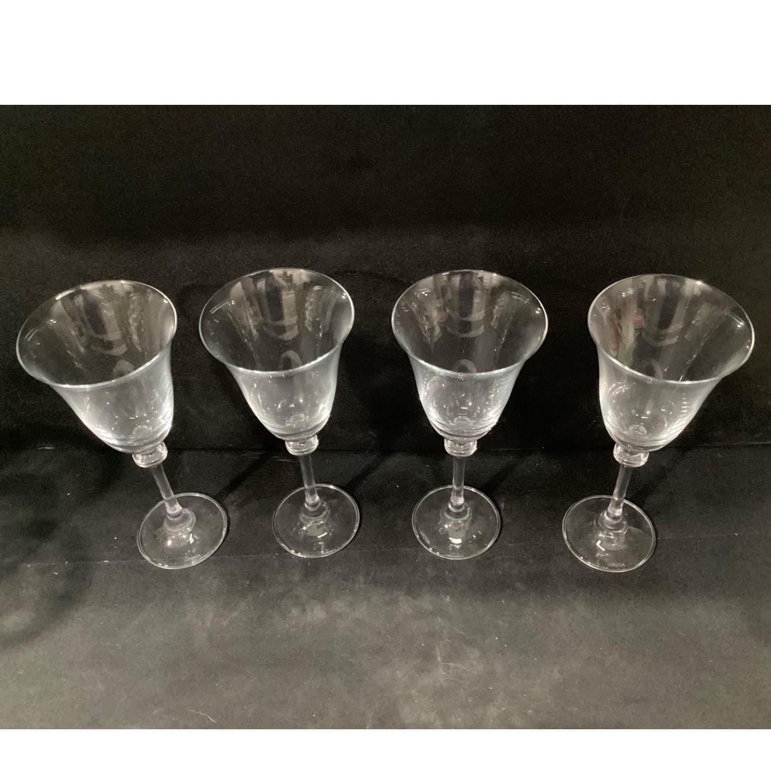 Mikasa Alexandra Wine Glasses, Set of 4, Clear Cut Crystal Stemware, Drinkware - Thumbnail 3