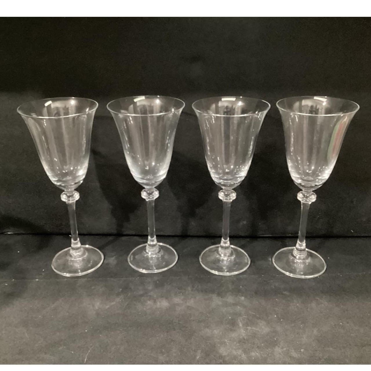 Mikasa Alexandra Wine Glasses, Set of 4, Clear Cut Crystal Stemware, Drinkware - Thumbnail 12