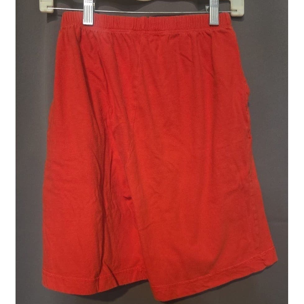 Chaus Sport Red Knit Elastic Waist Casual Lounge Shorts, Women's Small, Pocketed - Thumbnail 4