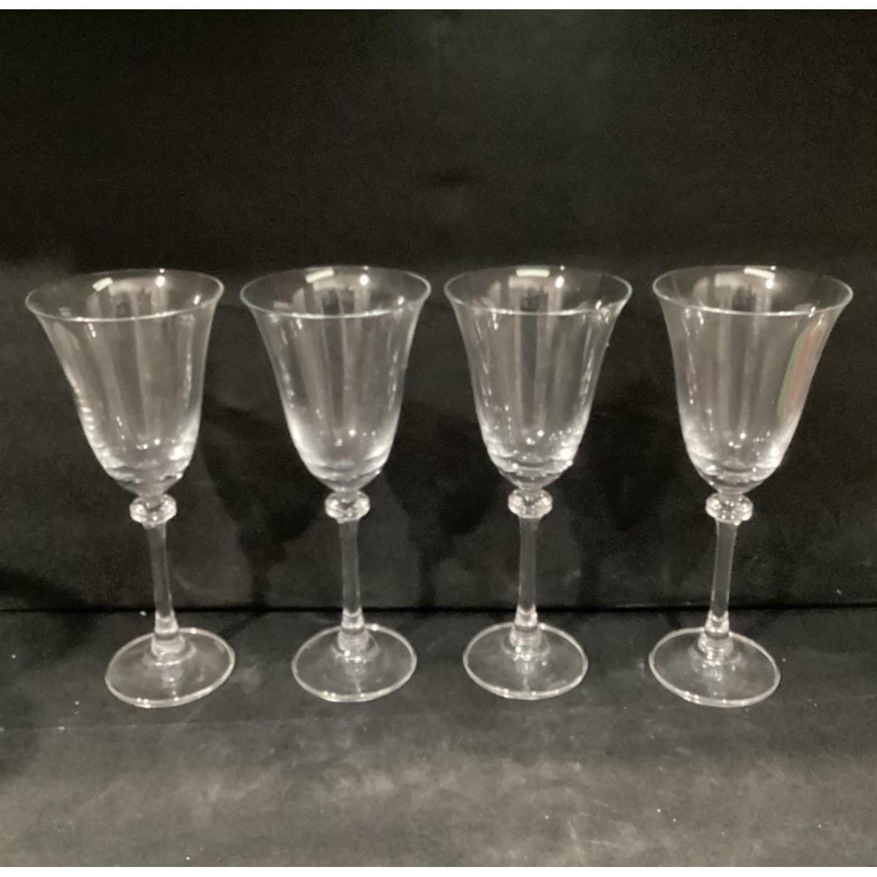 Mikasa Alexandra Wine Glasses, Set of 4, Clear Cut Crystal Stemware, Drinkware - Thumbnail 11