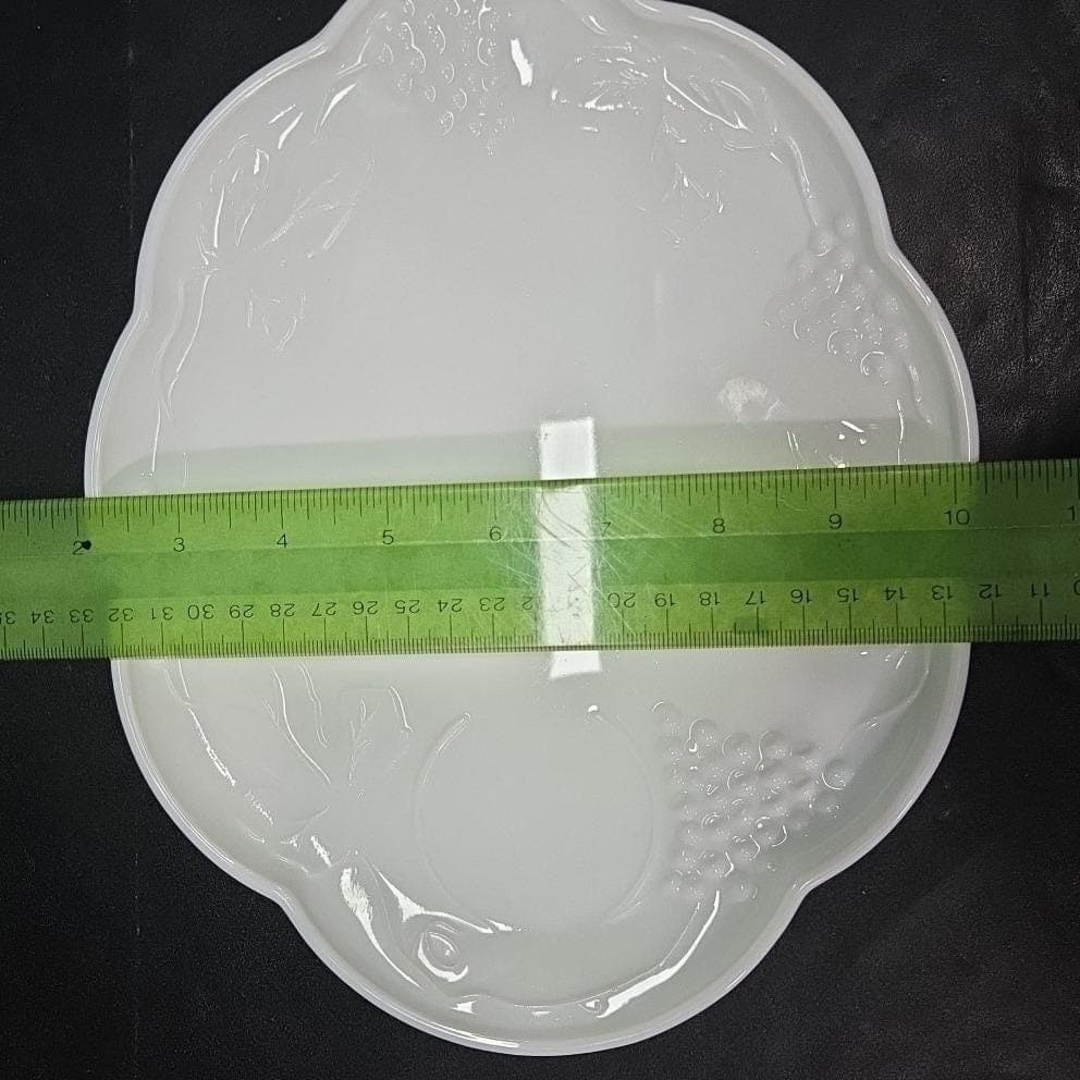 Indiana Glass Harvest Grape Plates, Set of 4, Replacement Snack Trays, Tableware - Thumbnail 6