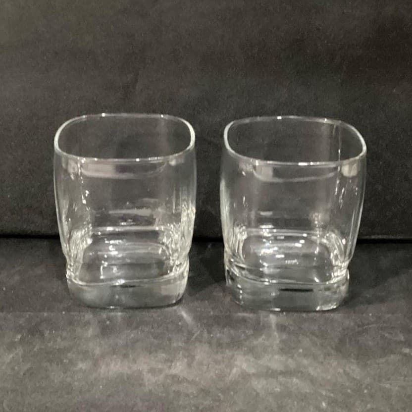 Libbey Carrington Rocks Glasses, Set Of 2, Clear Whiskey Tumblers, Vtg Barware - Thumbnail 9