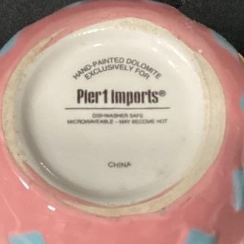 Pier 1 Imports Easter Egg Mugs, Set of 2, 3D Textured Ceramic Coffee Cups - Thumbnail 10
