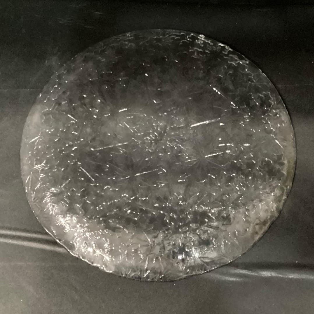 Holiday Snowflake Glass Serving Tray, Christmas Cookie Scalloped Edge Platter - Thumbnail 4
