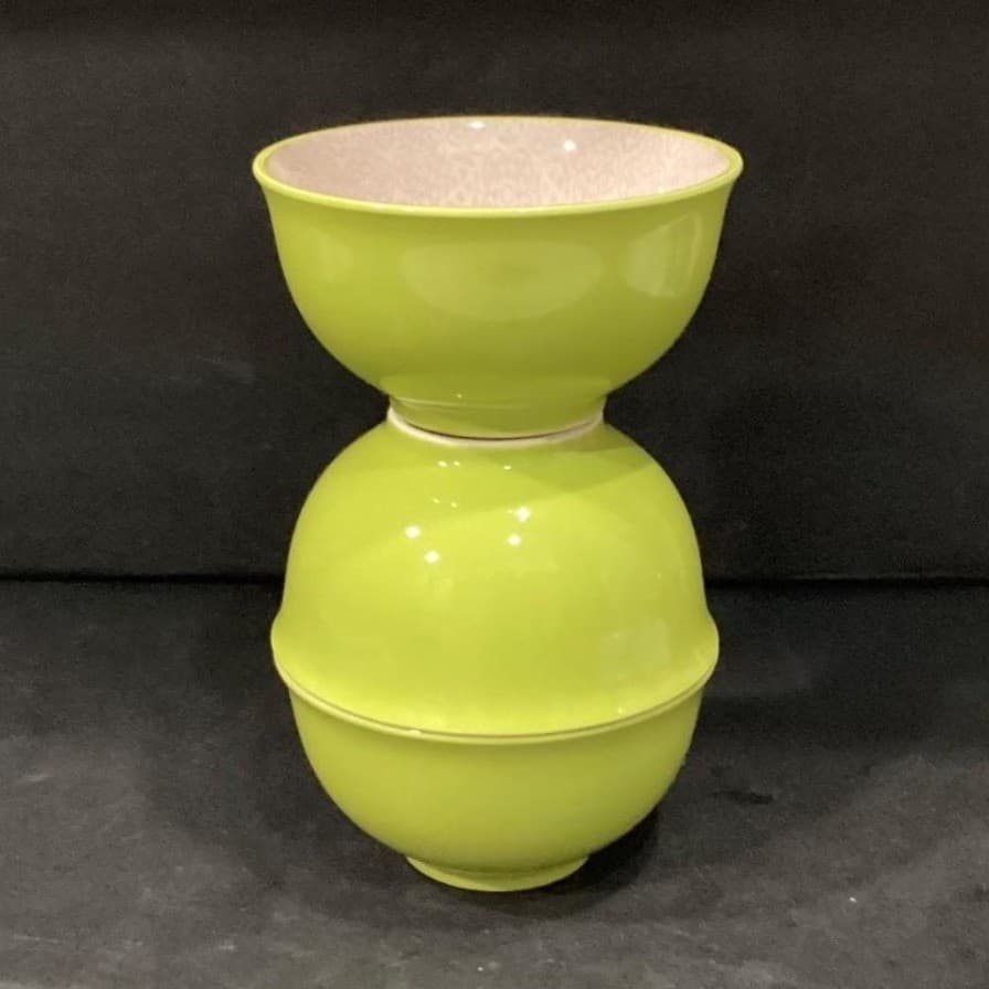 Jameson & Tailor Lime Green Cereal Bowls, Set of 3, Vintage Boutique Kitchenware - Thumbnail 13