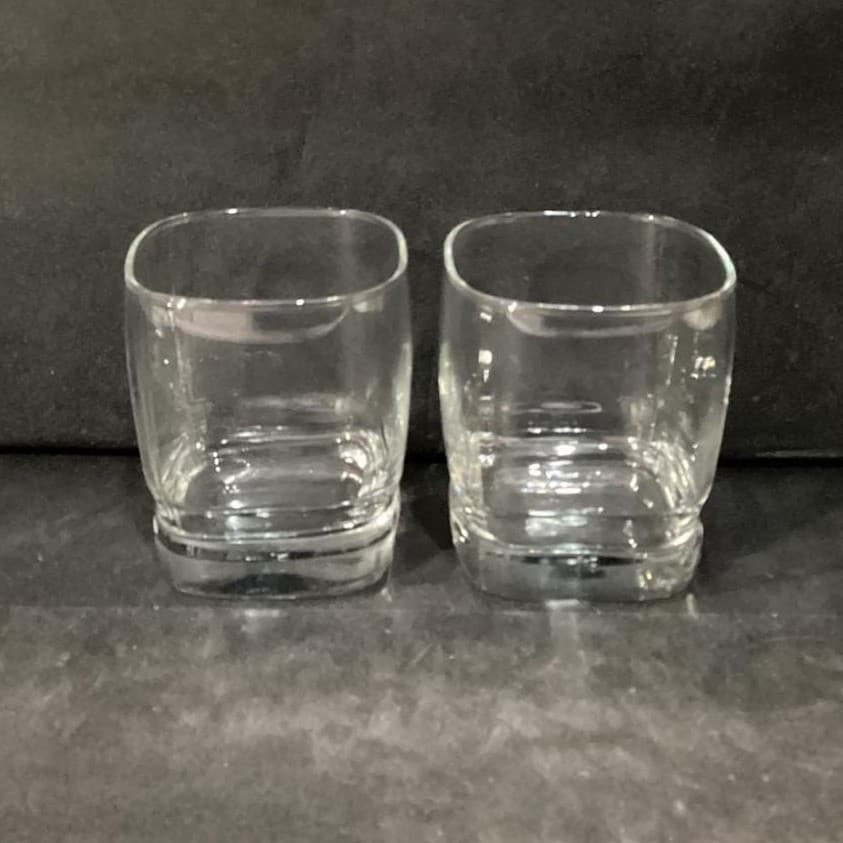 Libbey Carrington Rocks Glasses, Set Of 2, Clear Whiskey Tumblers, Vtg Barware - Thumbnail 8