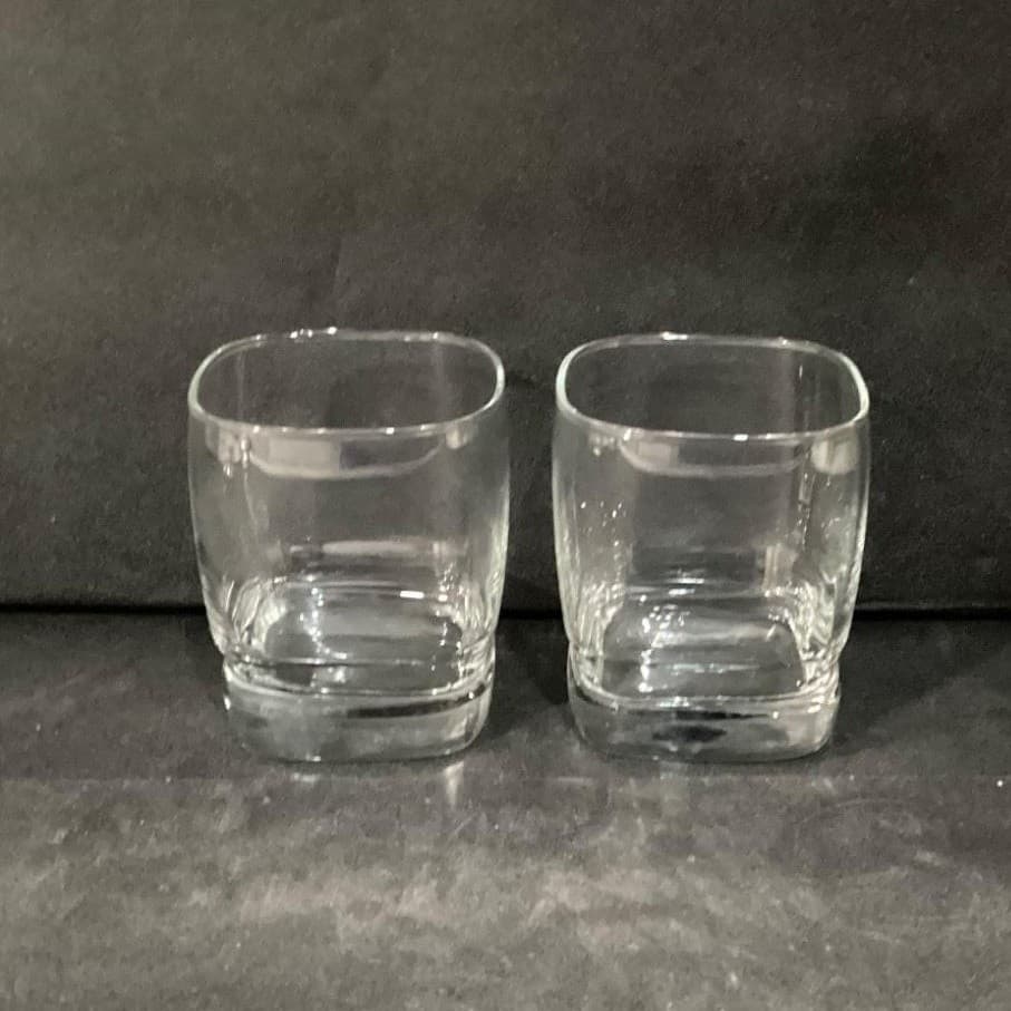 Libbey Carrington Rocks Glasses, Set Of 2, Clear Whiskey Tumblers, Vtg Barware - Thumbnail 11