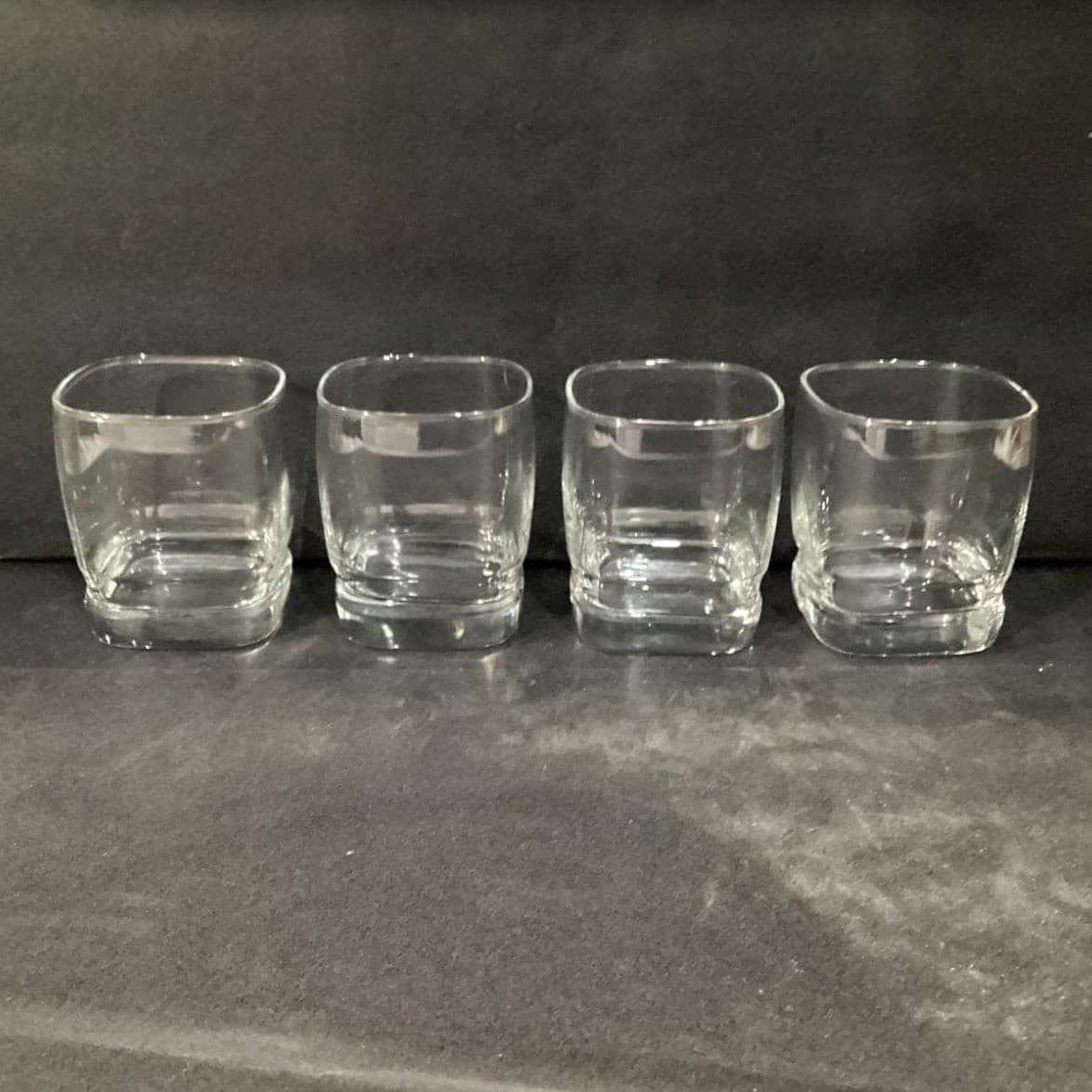 Libbey Carrington Rocks Glasses, Set of 4, Clear Lowball Tumblers, Vtg Barware - Thumbnail 11