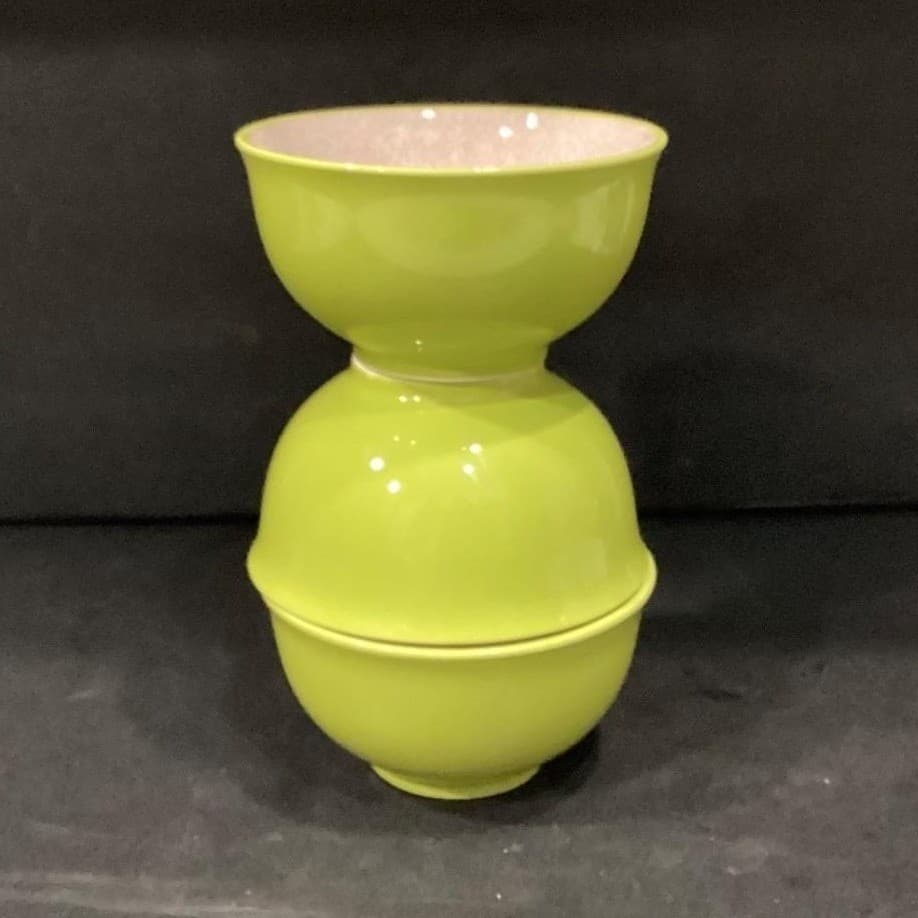 Jameson & Tailor Lime Green Cereal Bowls, Set of 3, Vintage Boutique Kitchenware - Thumbnail 11