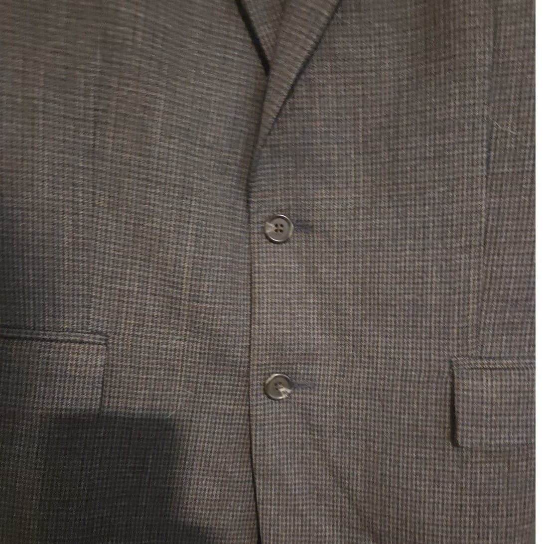 Lauren Ralph Lauren Grey Wool Micro Check Two Button Blazer Men's 41R Sport Coat - Thumbnail 8