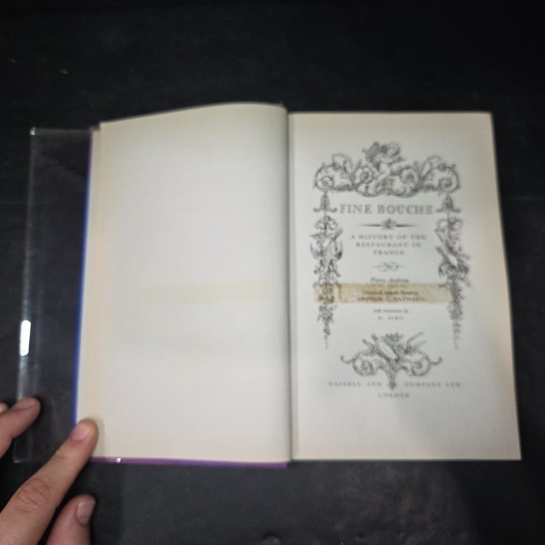 Fine Bouche: A History of the Restaurant by Pierre Andrieu, French Culinary - Thumbnail 4