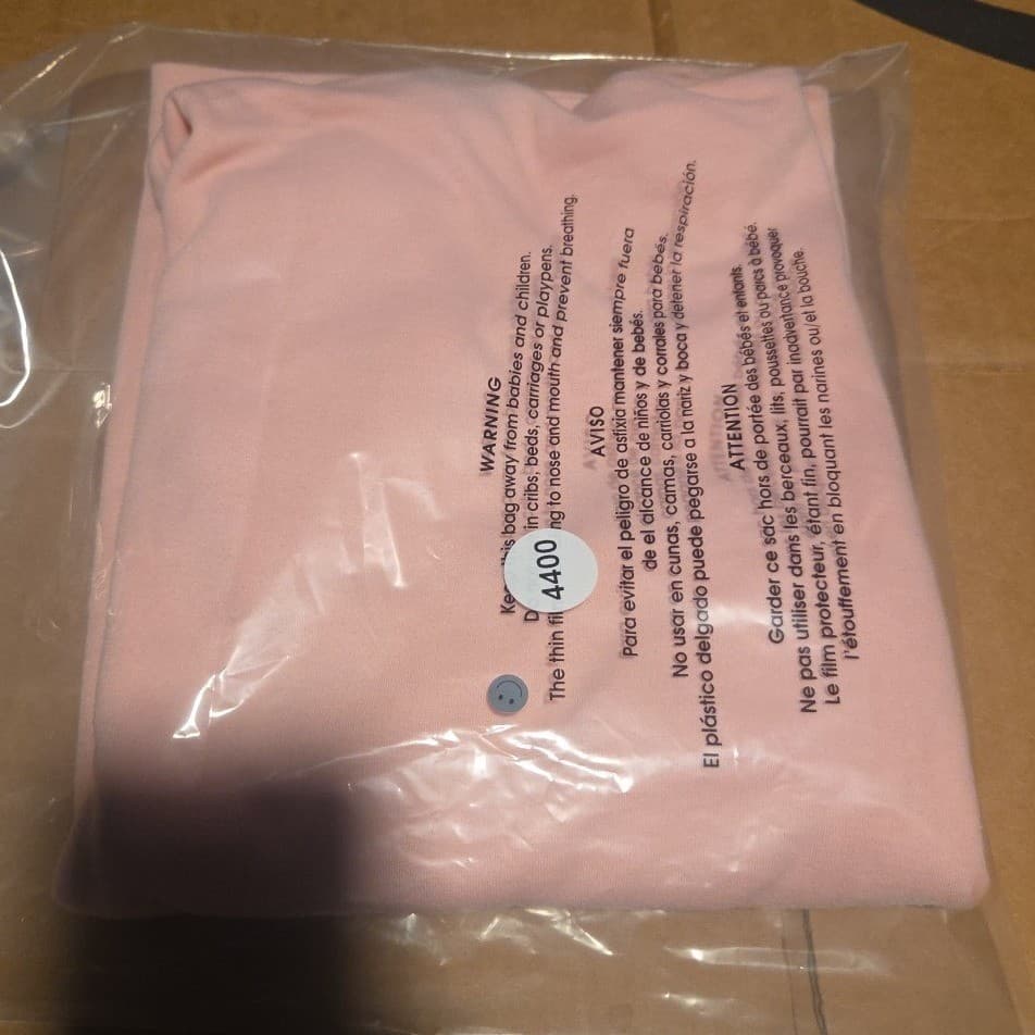 Hunters Run Pastel Pink Turtleneck, Woman's Small Long Sleeve Top, Cotton Blend - Thumbnail 6