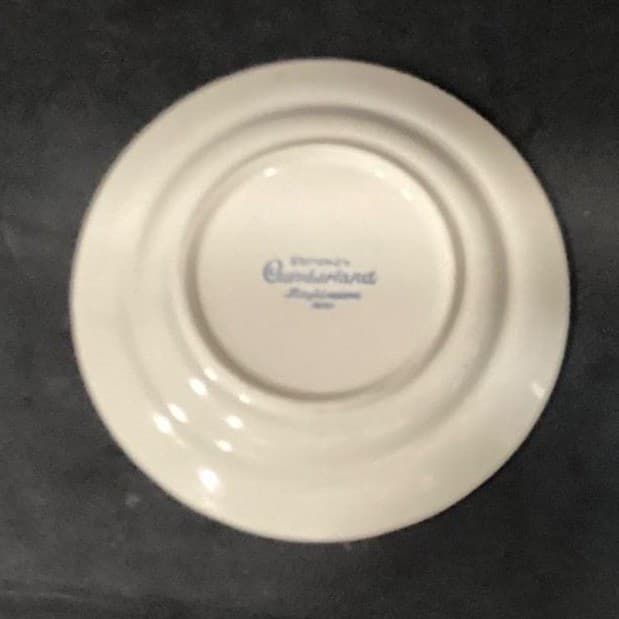 Hearthside Cumberland Mayblossom Saucers, Set of 4, Vintage Stoneware Japan - Thumbnail 5