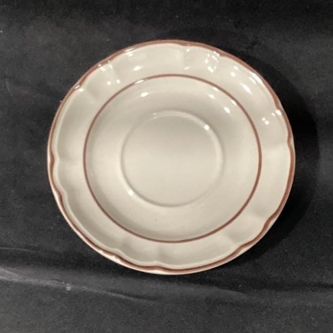 Hearthside Cumberland Mayblossom Saucers, Set of 4, Vintage Stoneware Japan - Thumbnail 3
