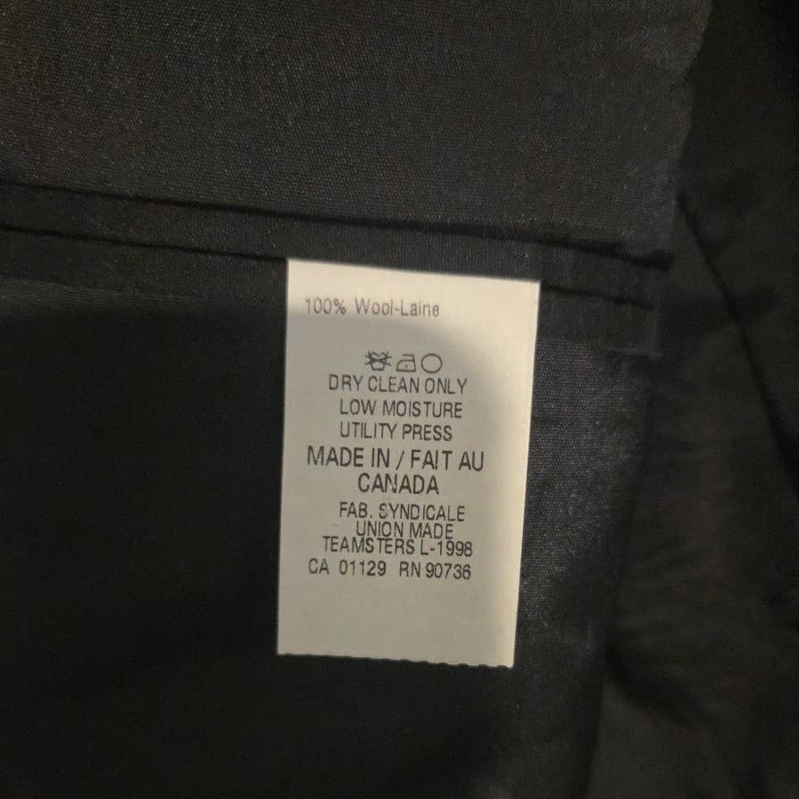 Lauren Ralph Lauren Grey Wool Micro Check Two Button Blazer Men's 41R Sport Coat - Thumbnail 6