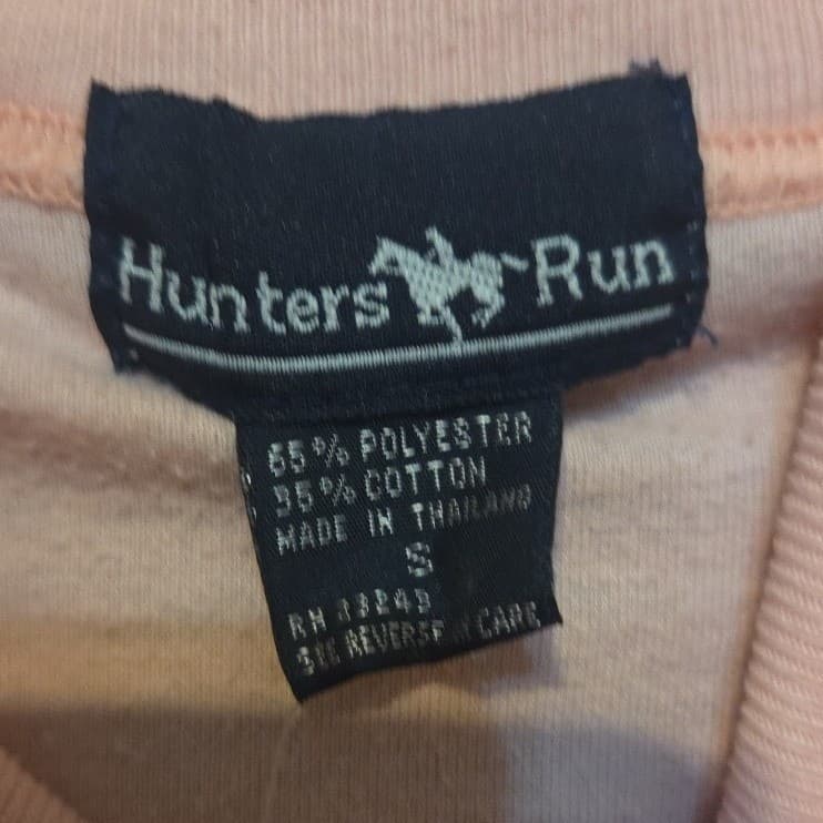 Hunters Run Pastel Pink Turtleneck, Woman's Small Long Sleeve Top, Cotton Blend - Thumbnail 5