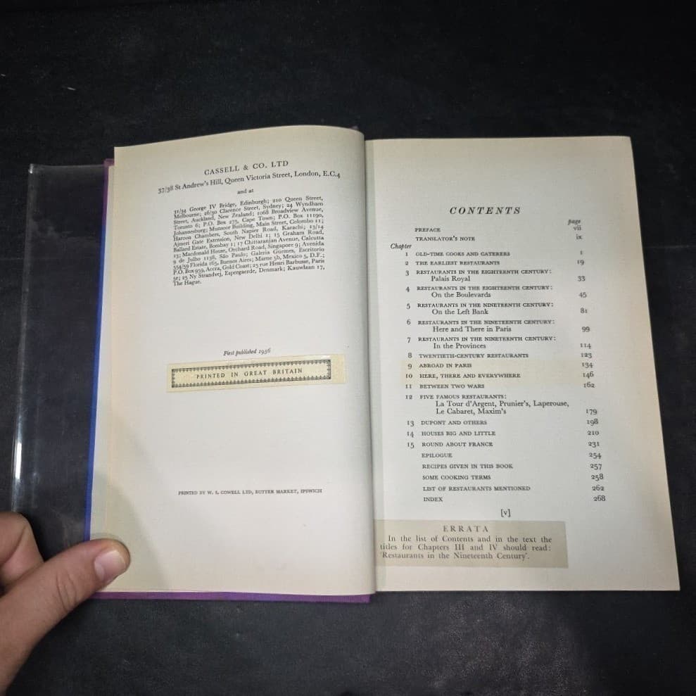 Fine Bouche: A History of the Restaurant by Pierre Andrieu, French Culinary - Thumbnail 5