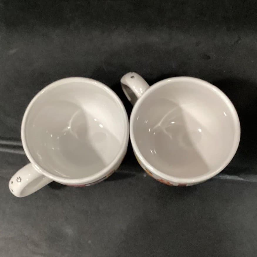 Royal Norfolk Cat & Kitten Coffee Cups, Set of 2, Paw Print Design Drinkware - Thumbnail 8