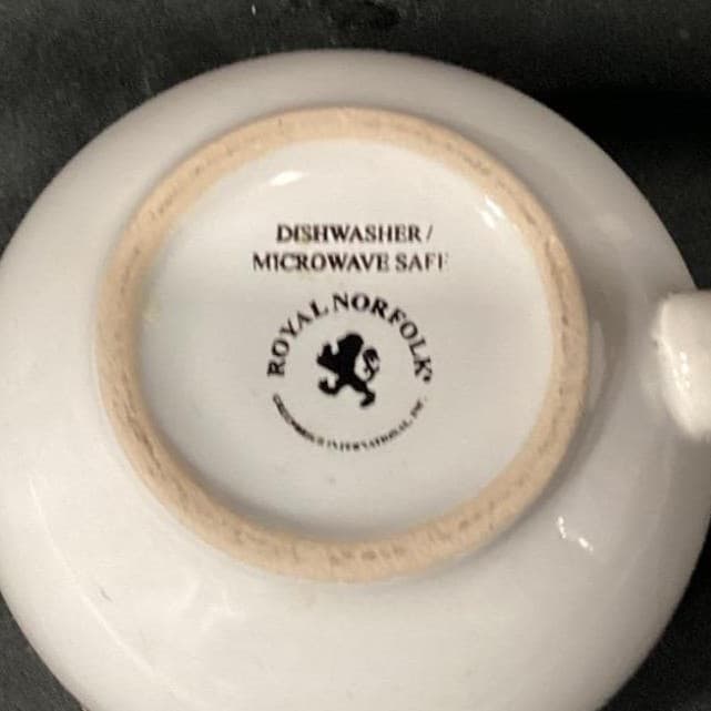 Royal Norfolk Cat & Kitten Coffee Cups, Set of 2, Paw Print Design Drinkware - Thumbnail 10