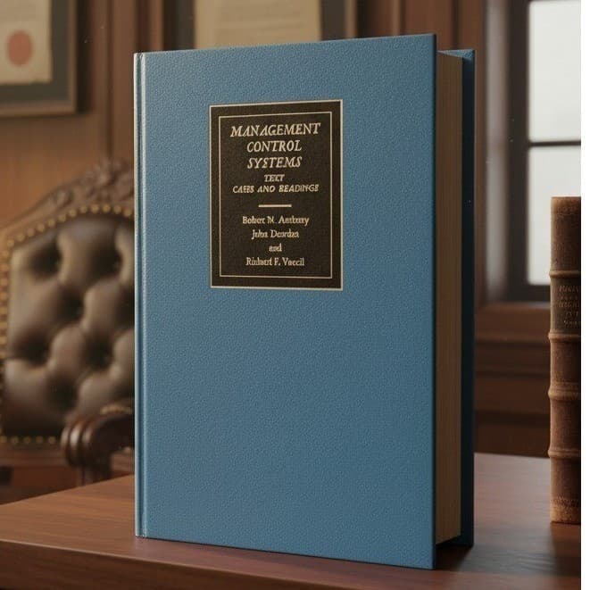 Management Control Systems 1972 Revised Edition Anthony Dearden Vancil Hardcover