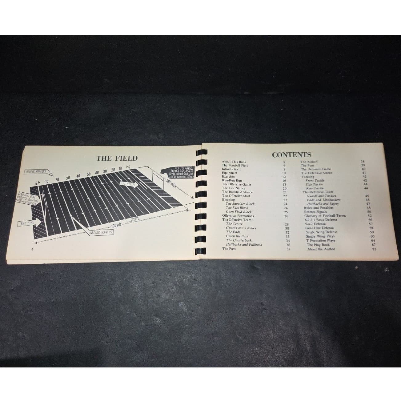 Frank Gifford Football Guidebook Basic Plays Techniques Boys 1963 McGraw Hill - Thumbnail 5