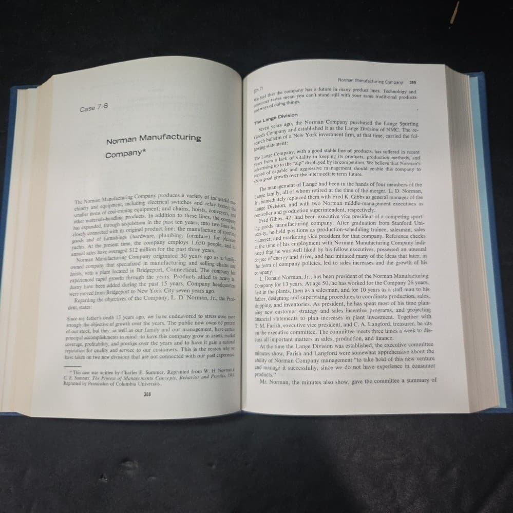 Management Control Systems 1972 Revised Edition Anthony Dearden Vancil Hardcover - Thumbnail 6