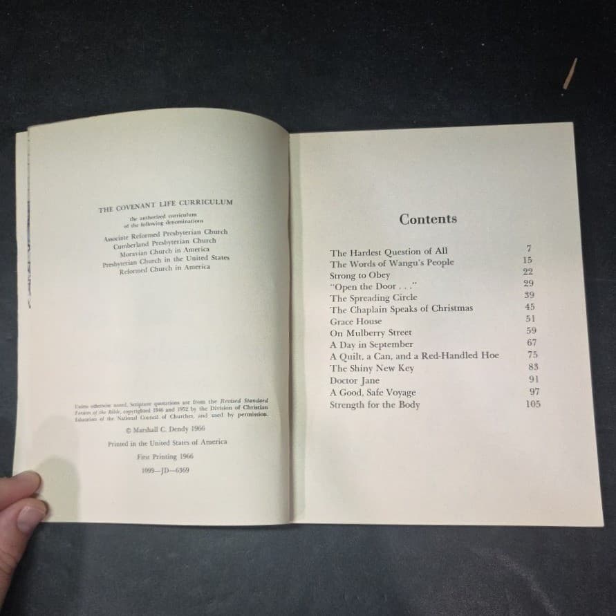 Our Church at Work in the World 1966 Lucy Pennell Don Bolognese CLC Curriculum - Thumbnail 5