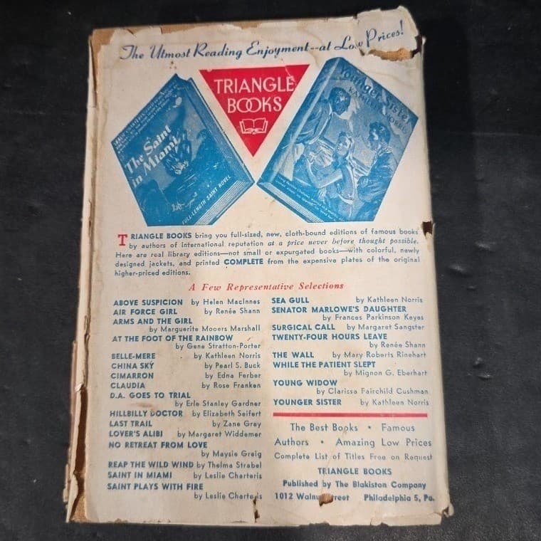 Rustlers' Round-Up E.B. Mann 1945 Triangle Books Western The Whistler Vintage - Thumbnail 8