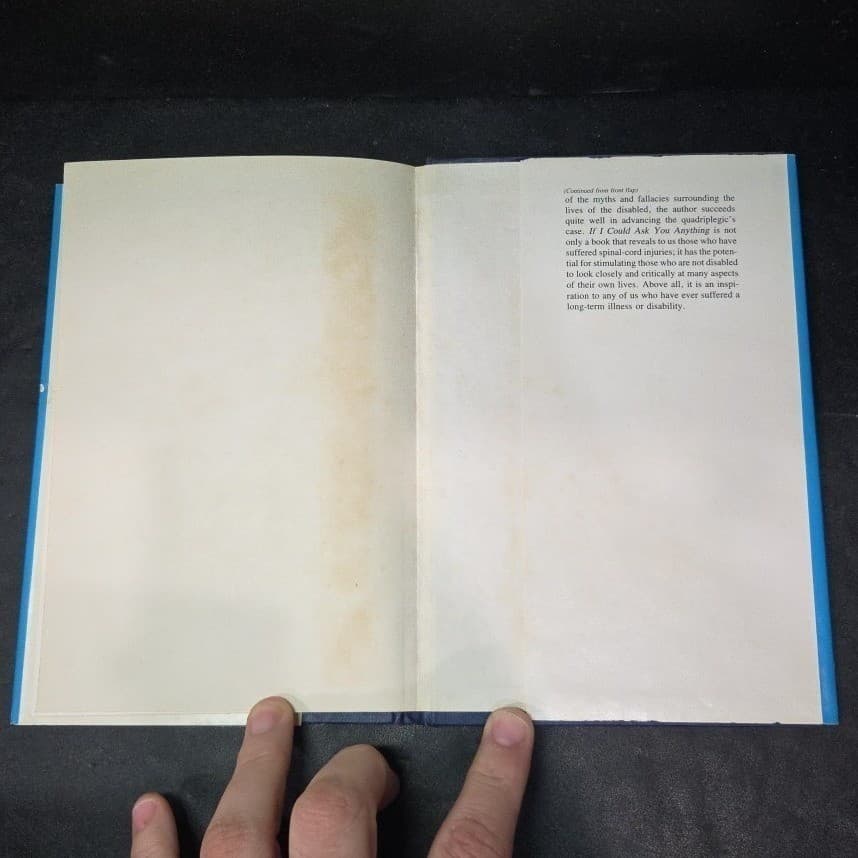 If I Could Ask You Anything Ronald Blane Holland 1983 First Edition Hardcover - Thumbnail 7