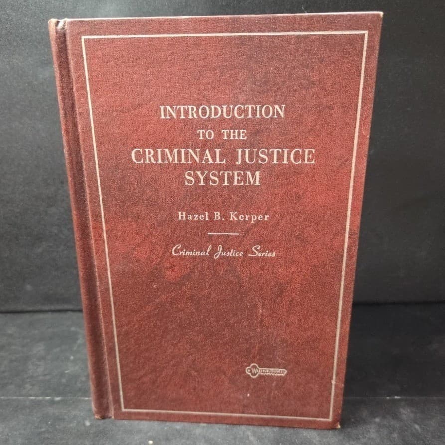 Introduction to the Criminal Justice System by Hazel B Kerper, 1975 Textbook - Thumbnail 2