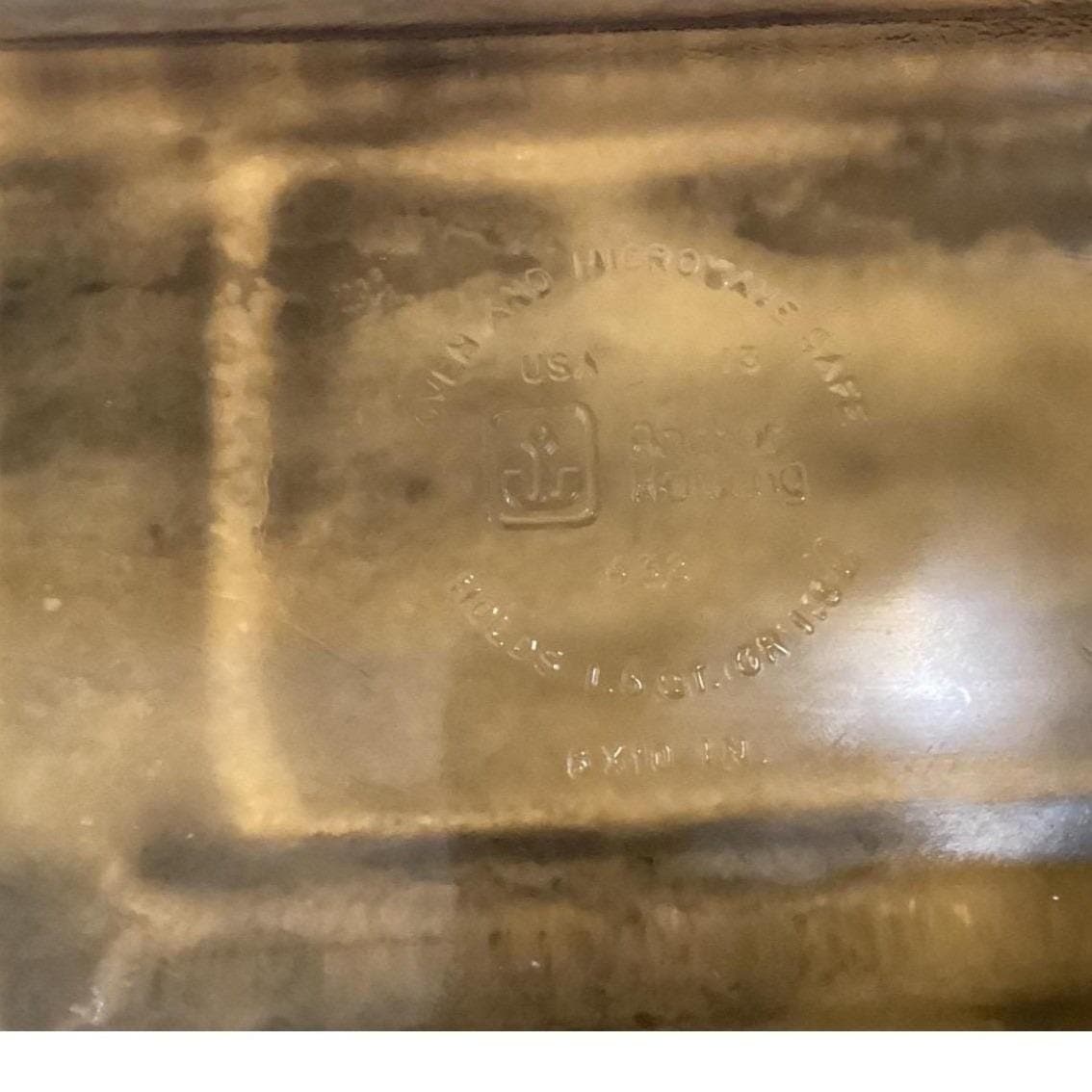 Anchor Hocking Fire-King Amber Brown Casserole #432, 1.5 Qt Rectangle Bakeware - Thumbnail 5