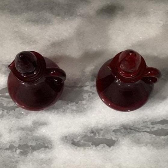 Avon Cape Cod Ruby Red Mini Cruets, Set of 2, Vintage Glass Bottles, Replacement - Thumbnail 6
