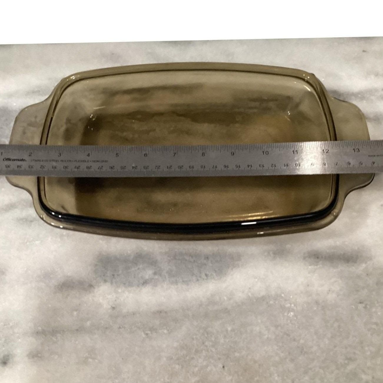West Bend Amber Slow Cooker Lid, Vintage 4 or 6 Qt Replacement, USA Glassware - Thumbnail 2