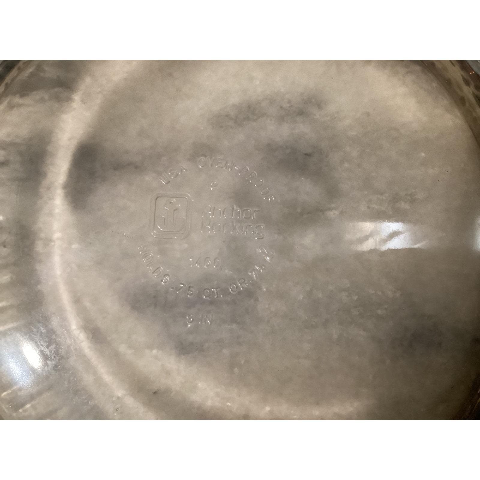 Anchor Hocking Brown Glass Pie Plates #1460, Set of 2, Vintage USA Bakeware - Thumbnail 5
