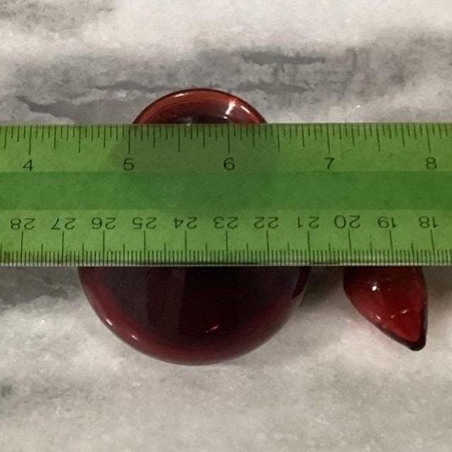 Avon Cape Cod Ruby Red Mini Cruets, Set of 2, Vintage Glass Bottles, Replacement - Thumbnail 3