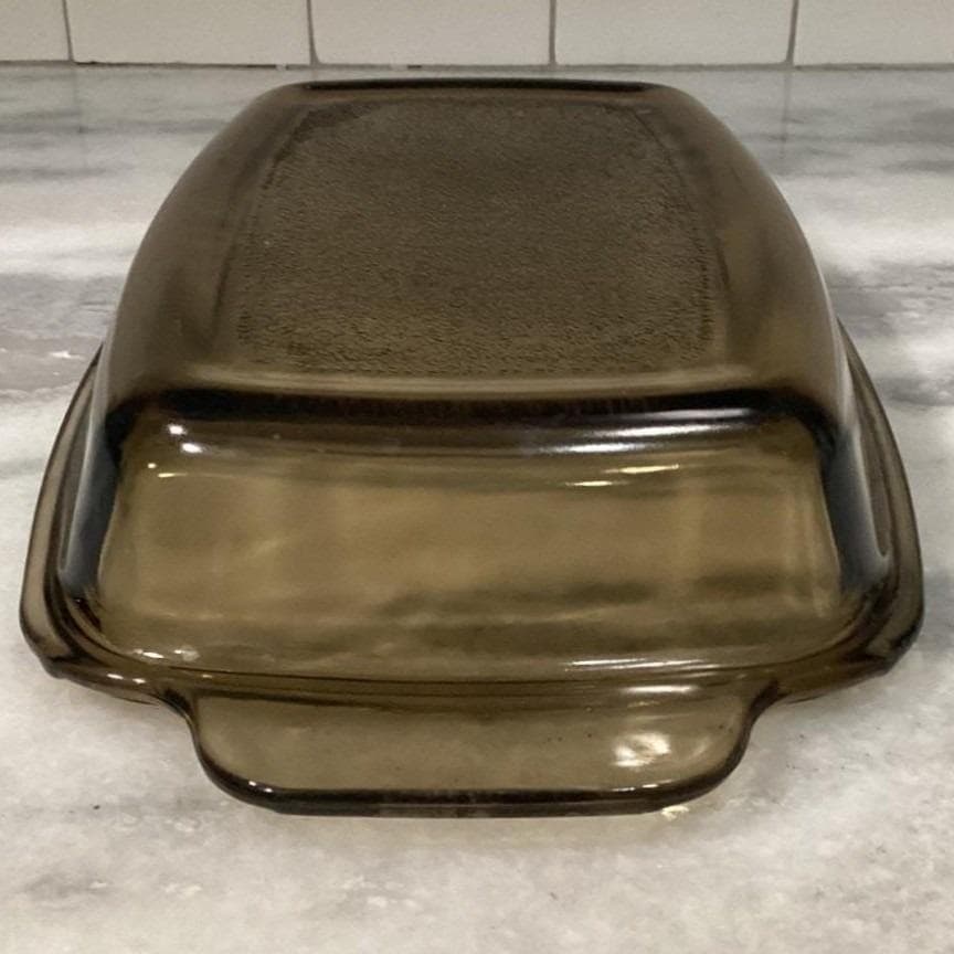 West Bend Amber Slow Cooker Lid, Vintage 4 or 6 Qt Replacement, USA Glassware - Thumbnail 10