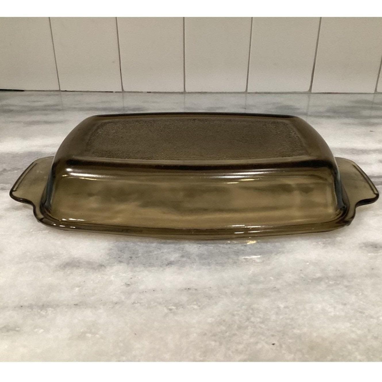West Bend Amber Slow Cooker Lid, Vintage 4 or 6 Qt Replacement, USA Glassware - Thumbnail 11