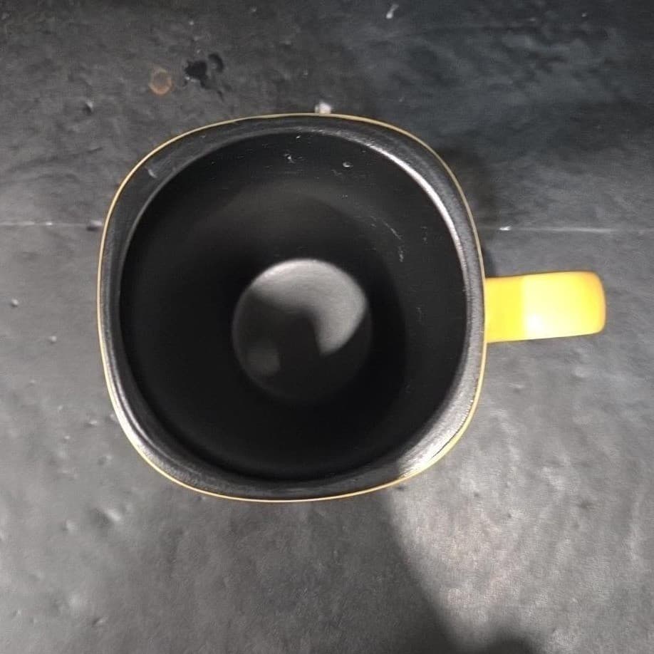 Corelle Hearthstone Yellow Turmeric Square Coffee Cup, Replacement Stoneware Mug - Thumbnail 5