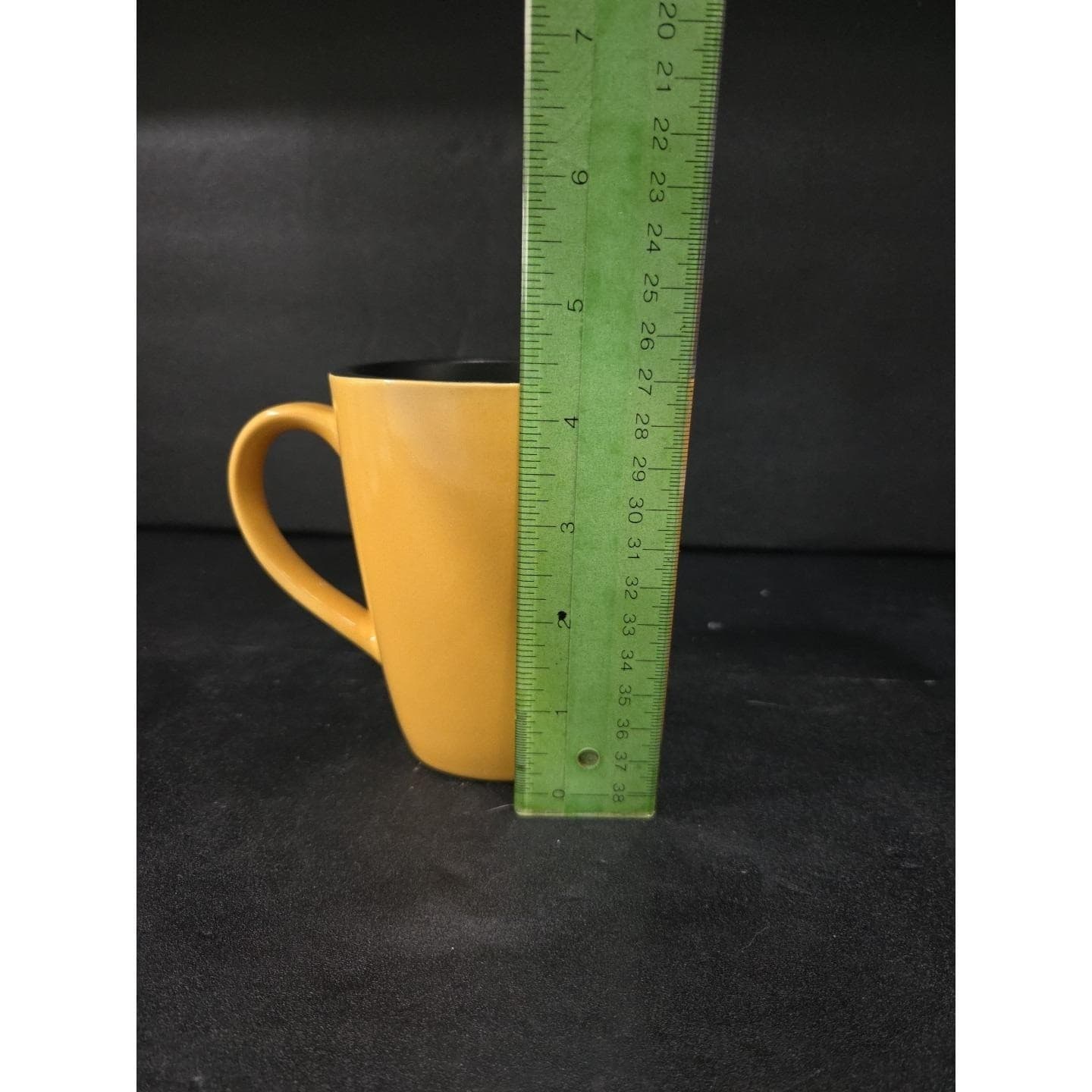 Corelle Hearthstone Yellow Turmeric Square Coffee Cup, Replacement Stoneware Mug - Thumbnail 2