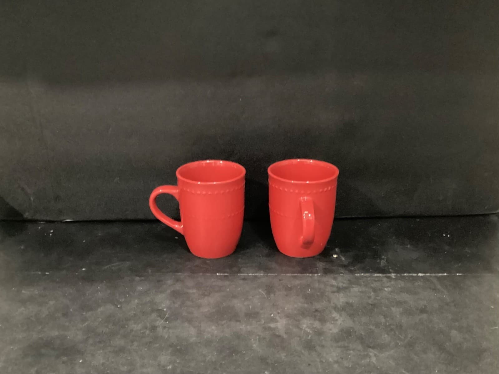 Royal Norfolk Red Ceramic Coffee Mugs Cups 4.5" Set of 2 - Thumbnail 10