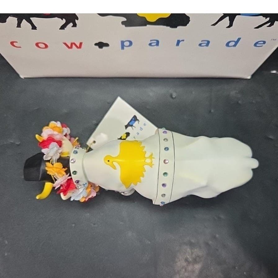 Cow Parade Rock-n-Roll Figurine, Westland Giftware, #9137, Box/Tag - Thumbnail 8